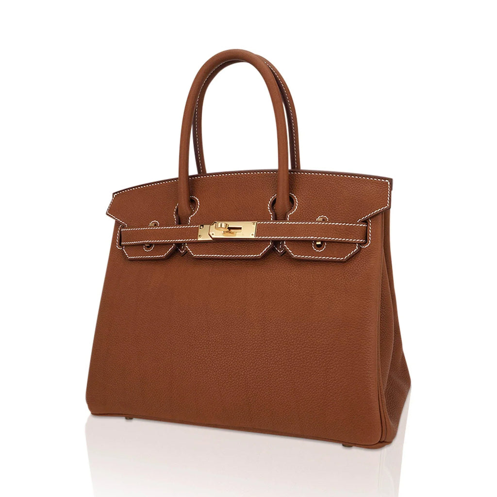 Birkin 30 Bag Barenia Faubourg Leather with Gold Hardware