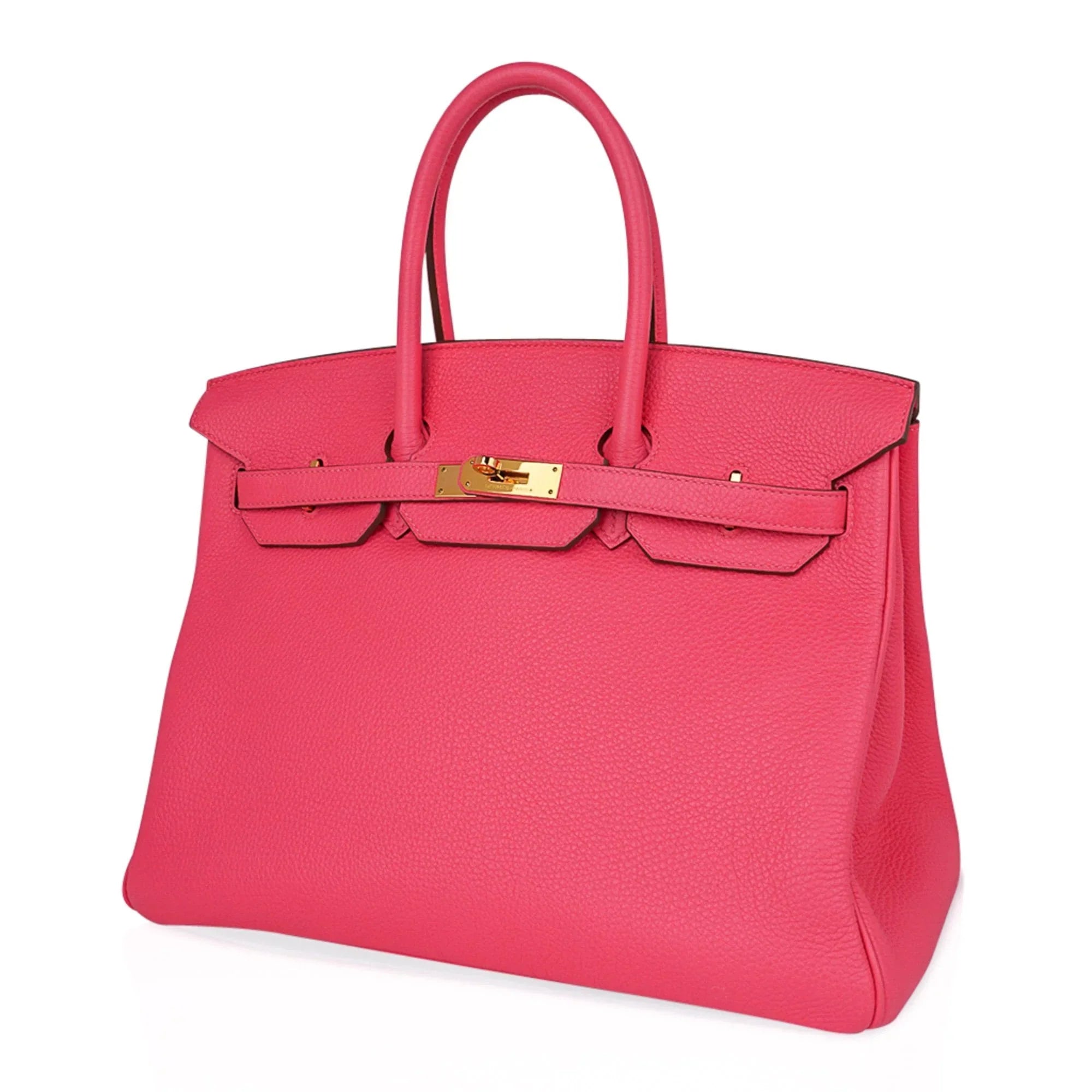 Birkin 35 Bag Rose Lipstick Pink Togo Gold Hardware