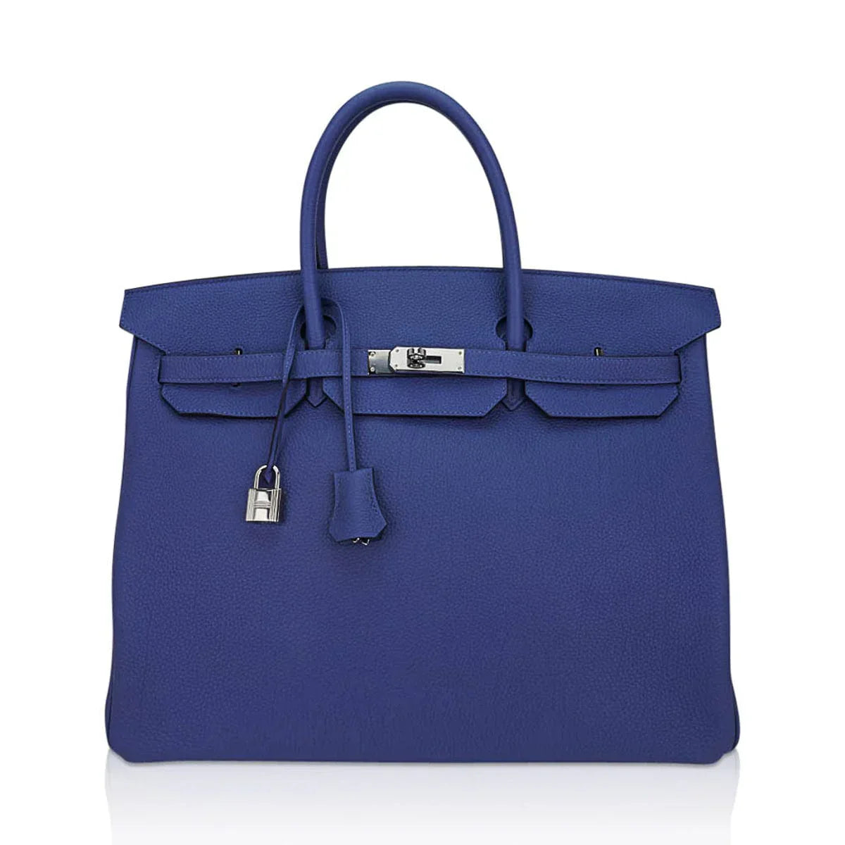 Limited Edition Birkin 40 Bag Blue de Prusse Togo Leather with Palladium Hardware
