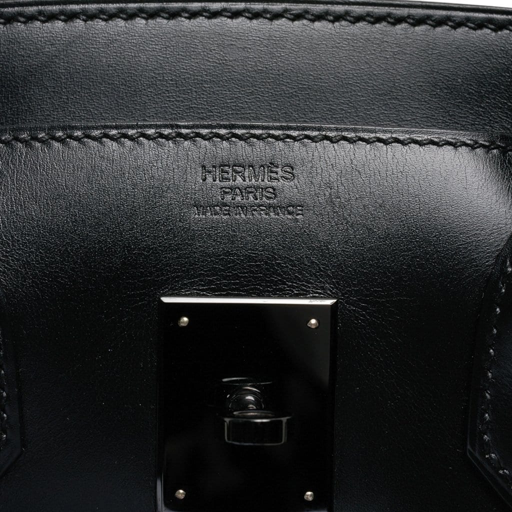 Birkin 30 Bag So Black Limited Edition Box Leather