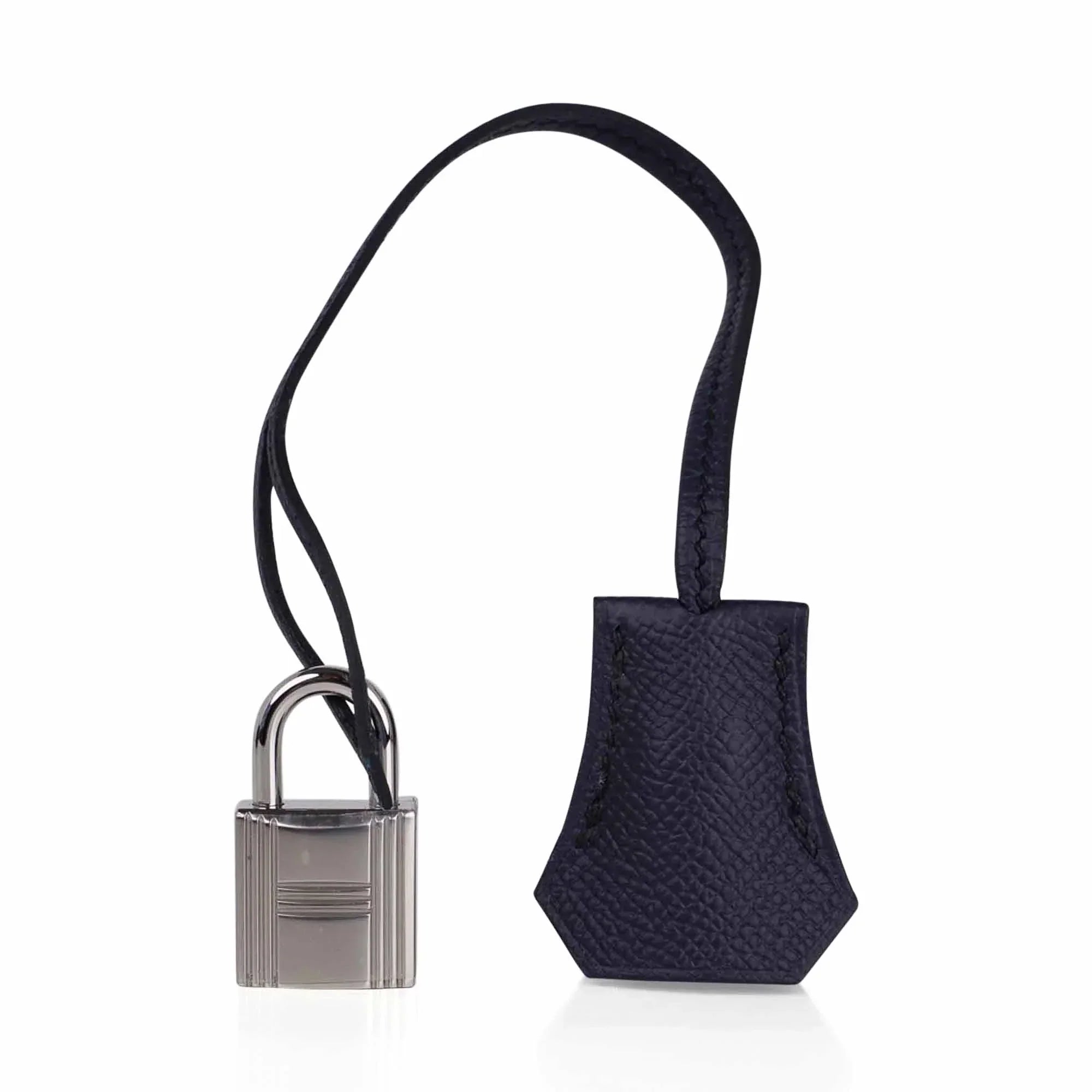 Birkin 30 Bag Indigo Epsom Palladium Hardware New w/ Box
