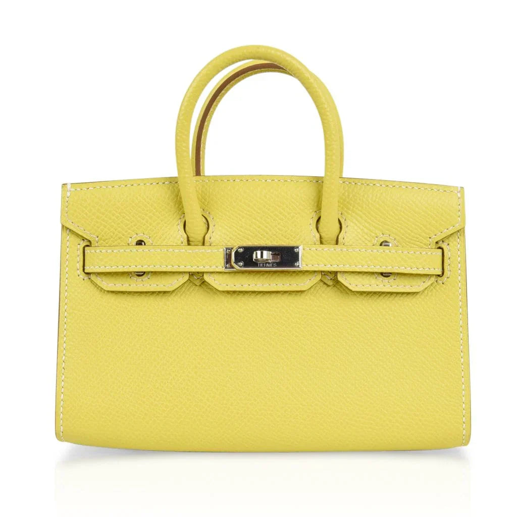 Birkin Tiny Bag Miniature Micro Lime Limited Edition rare