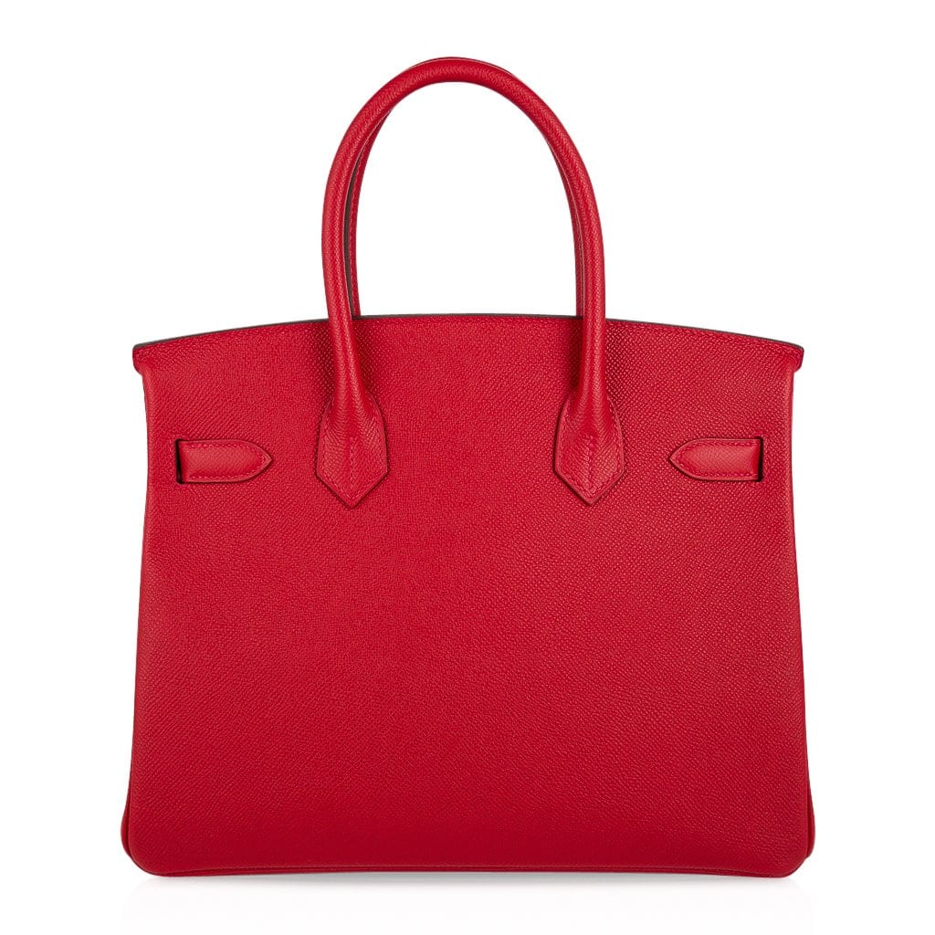 Birkin 30 Bag Rouge Casaque Gold Hardware Epsom Leather