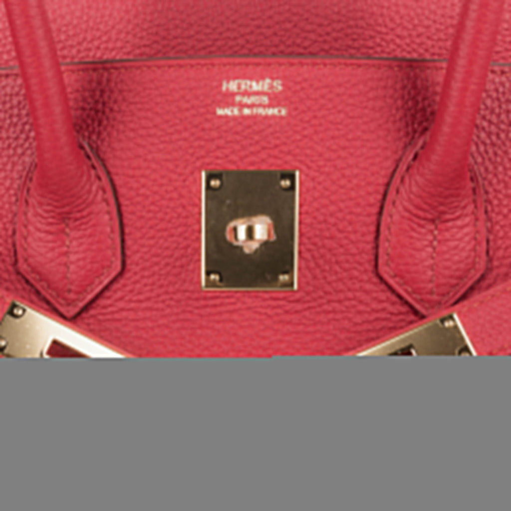 Birkin 35 Bag Vermillion Togo Leather with Gold Hardware