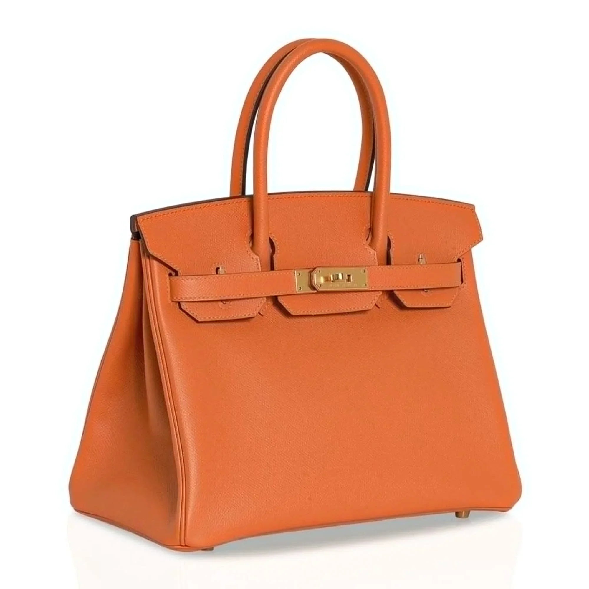 Birkin 30 Bag Abricot Gold Hardware Epsom Leather New w/ Box