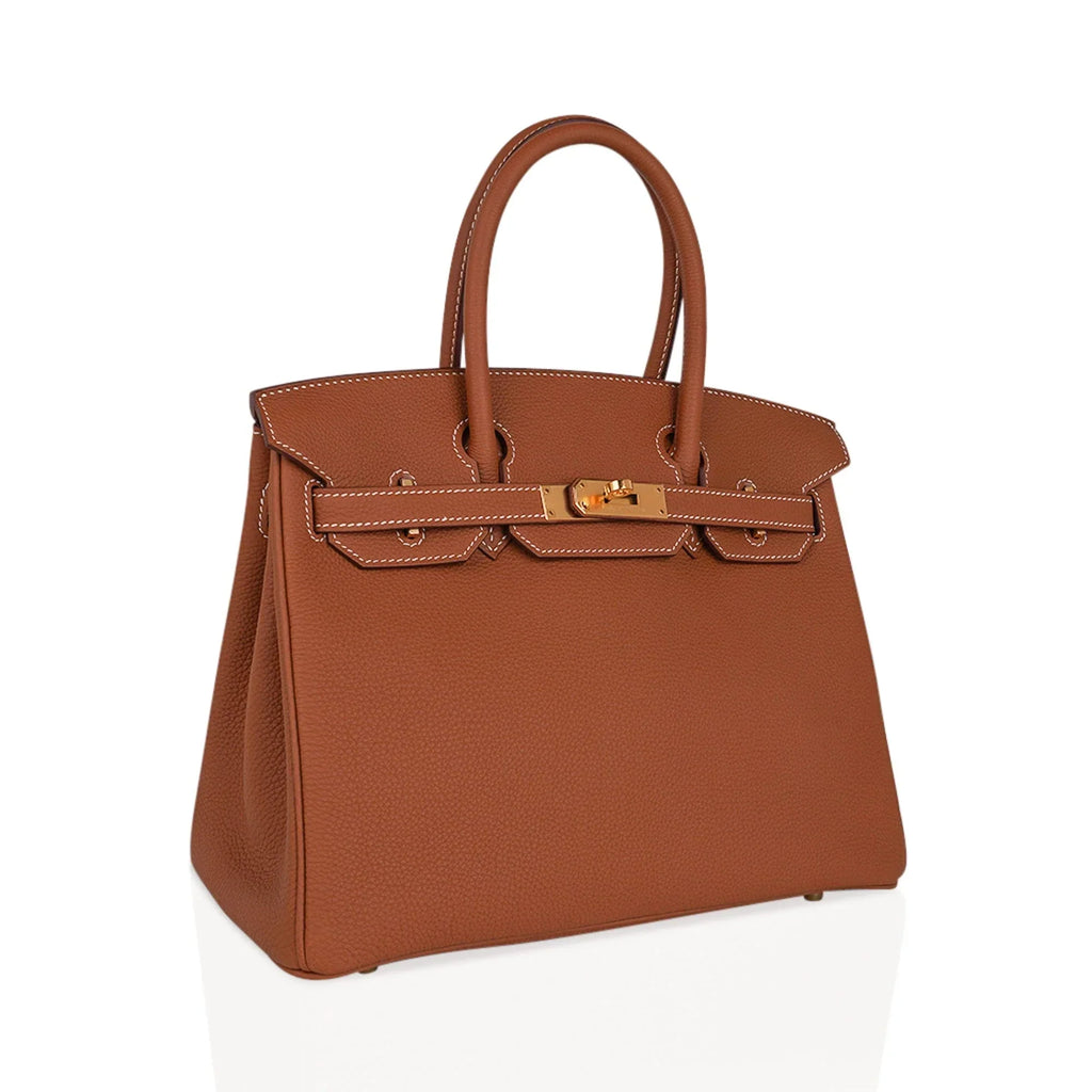 Birkin 30 Bag Gold Togo Leather Gold Hardware