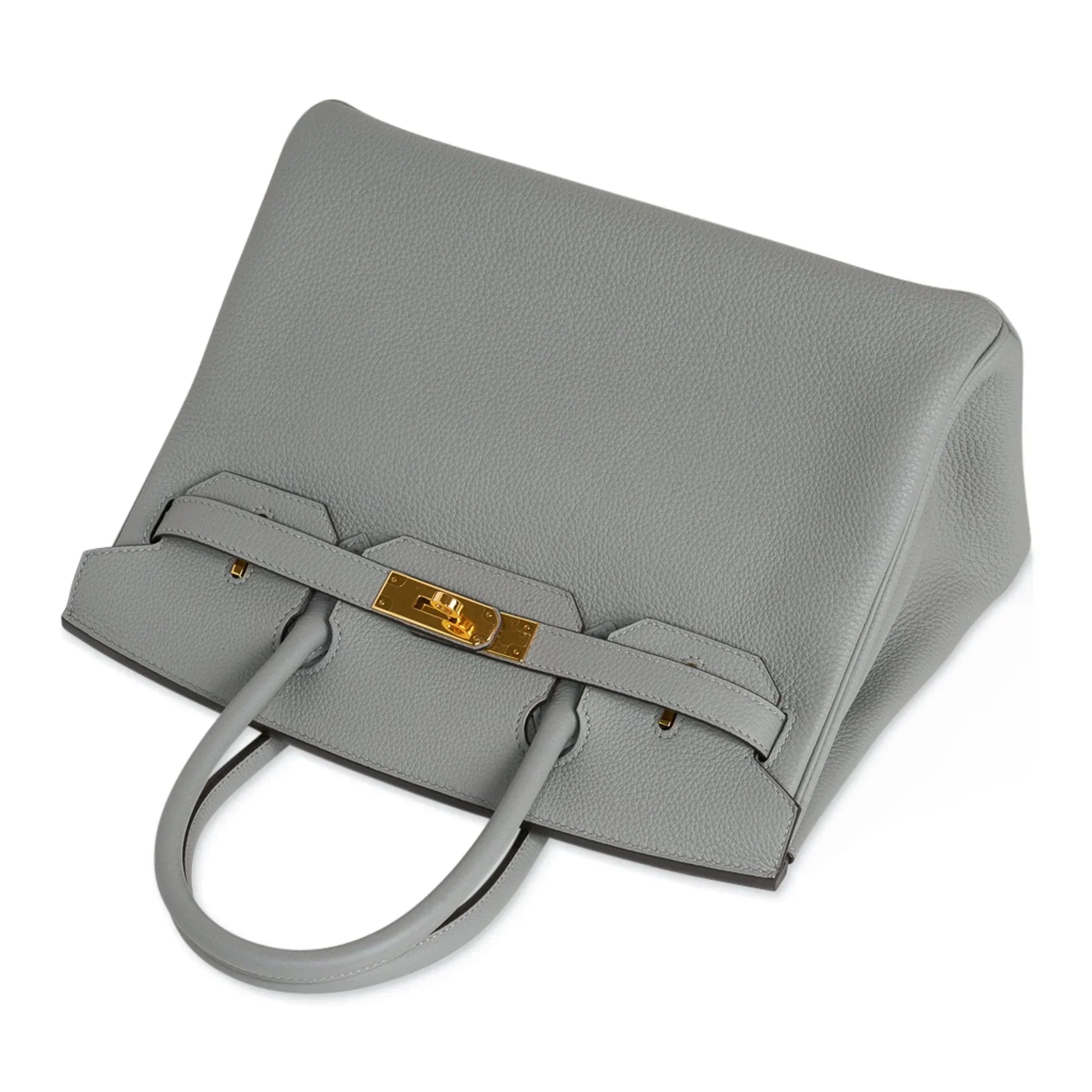 Birkin 30 Bag Gris Mouette Gold Hardware Togo Leather