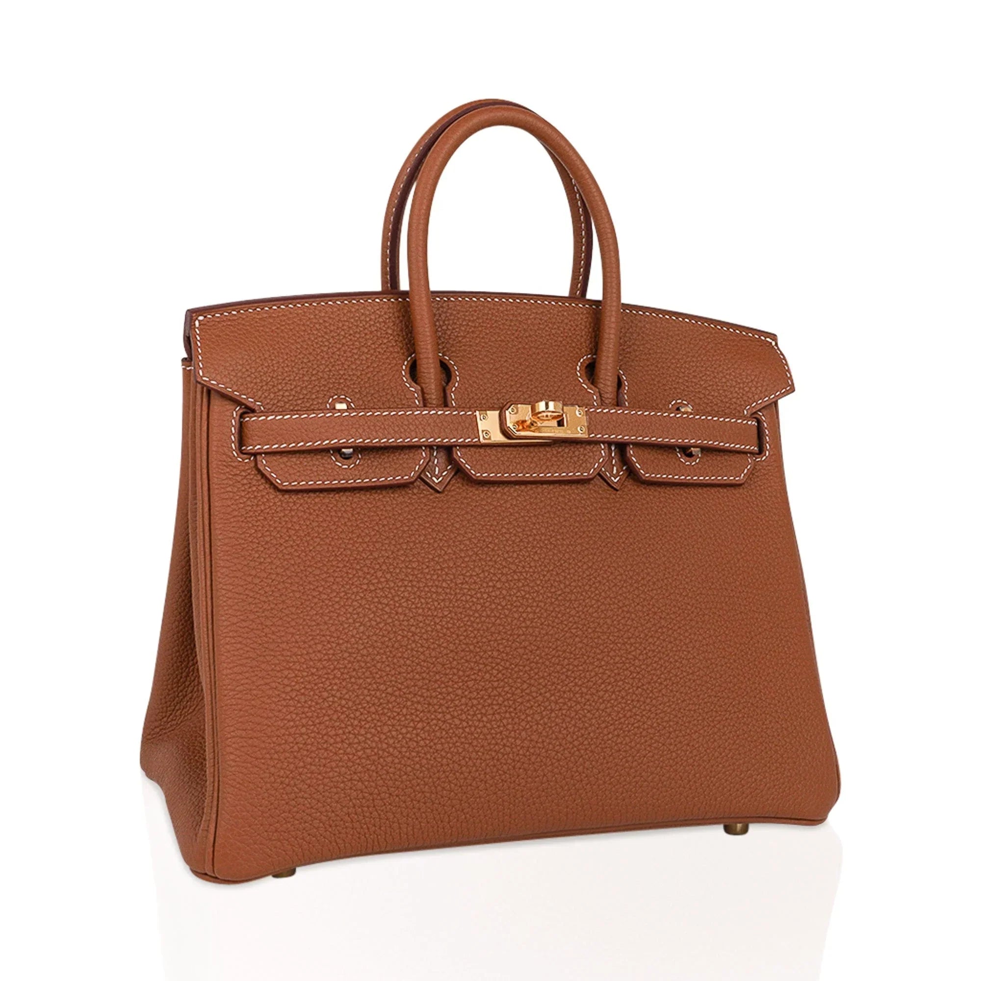 Birkin 25 Bag Gold Togo Leather with Gold Hardware