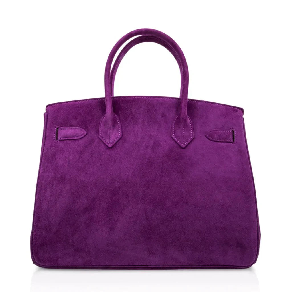Birkin 30 Bag Rare Doblis Violet Palladium Hardware