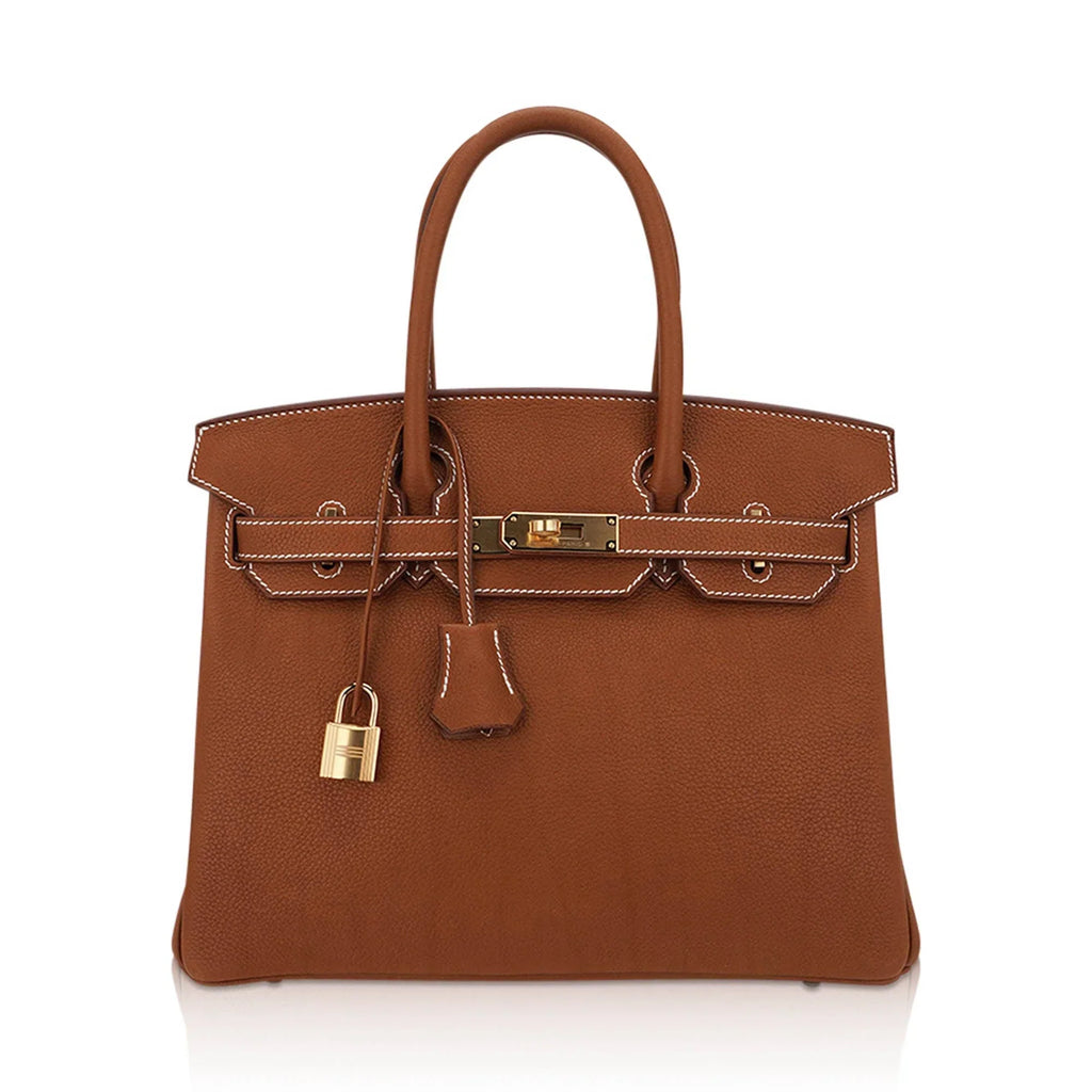 Birkin 30 Bag Barenia Faubourg Leather with Gold Hardware