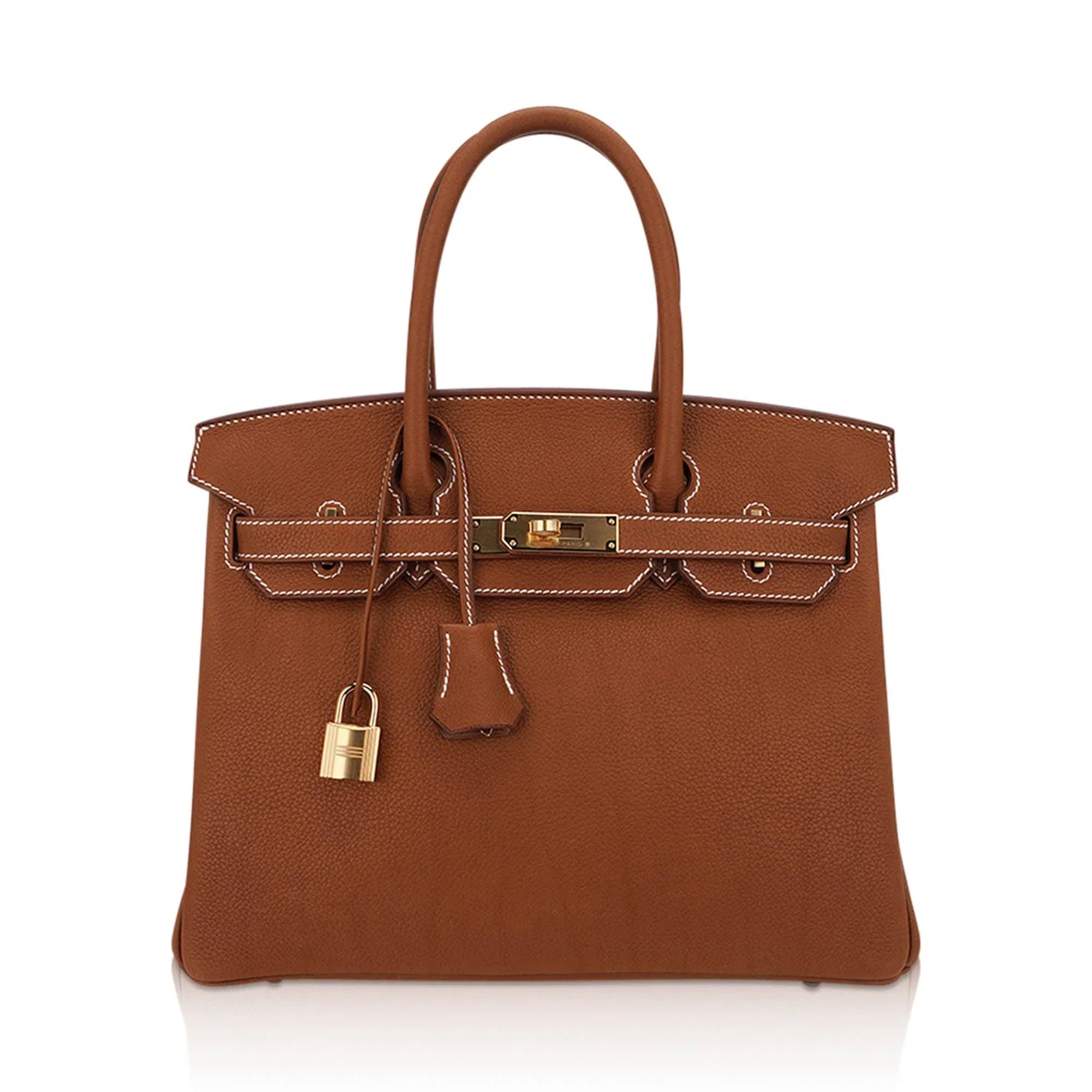 Birkin 30 Bag Barenia Faubourg Leather with Gold Hardware