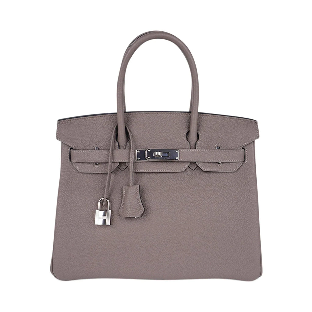 Birkin 30 Bag Gris Asphalte Togo Leather with Palladium Hardware