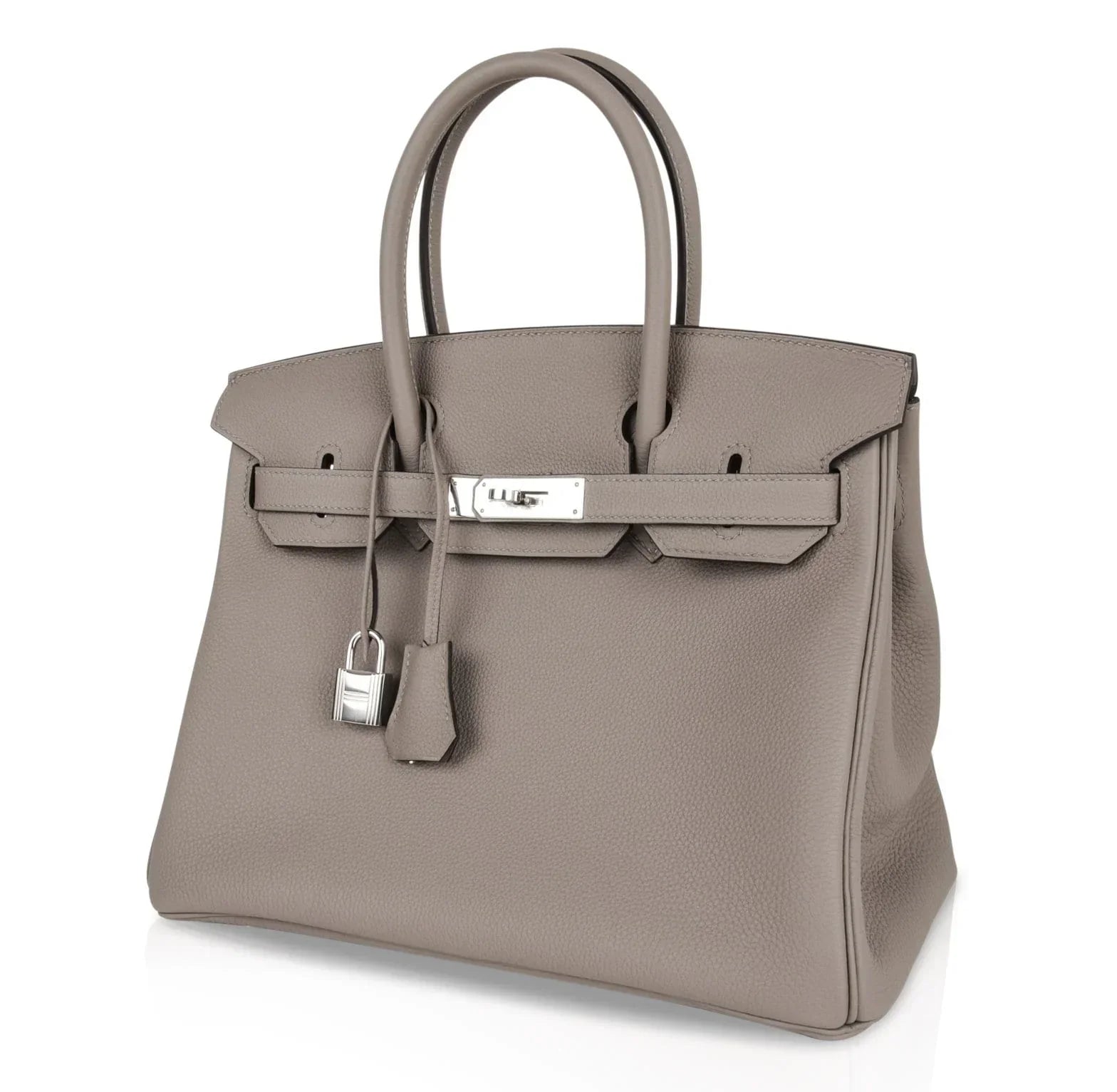 Birkin 30 Bag Gris Asphalte Togo Palladium Hardware