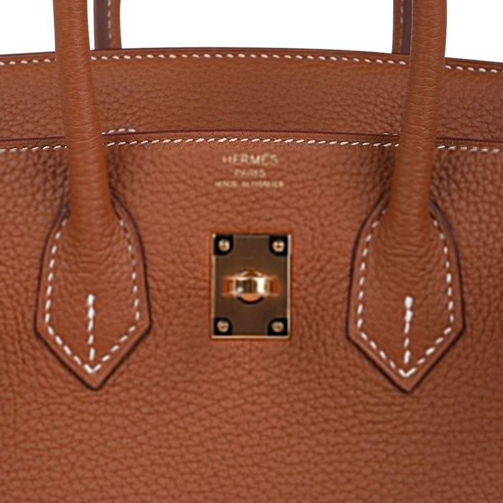 Birkin 25 Bag Gold Togo Leather with Gold Hardware