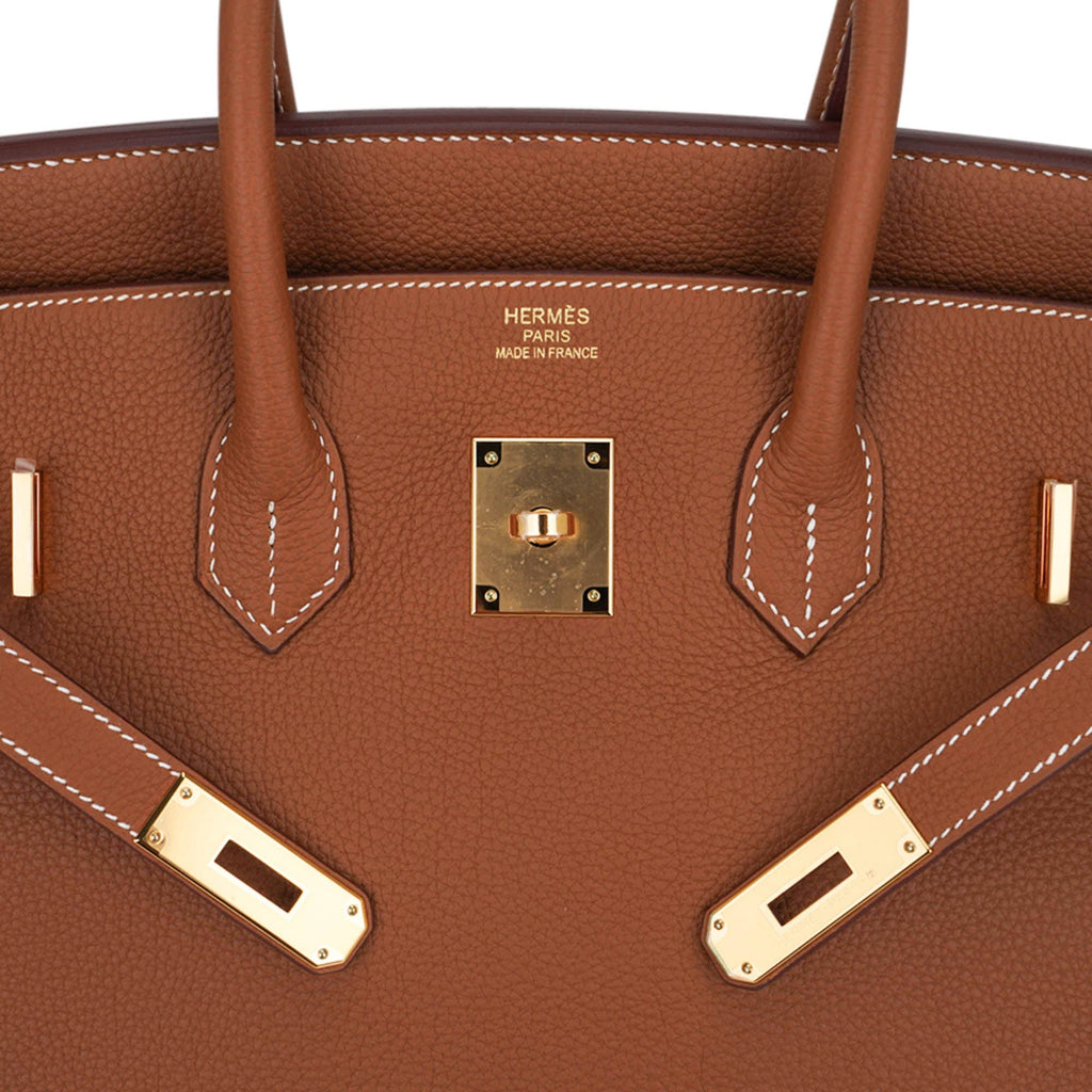 Birkin 35 Bag Gold Togo Leather with Gold Hardware
