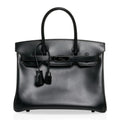 Birkin 30 Bag So Black Limited Edition Box Leather
