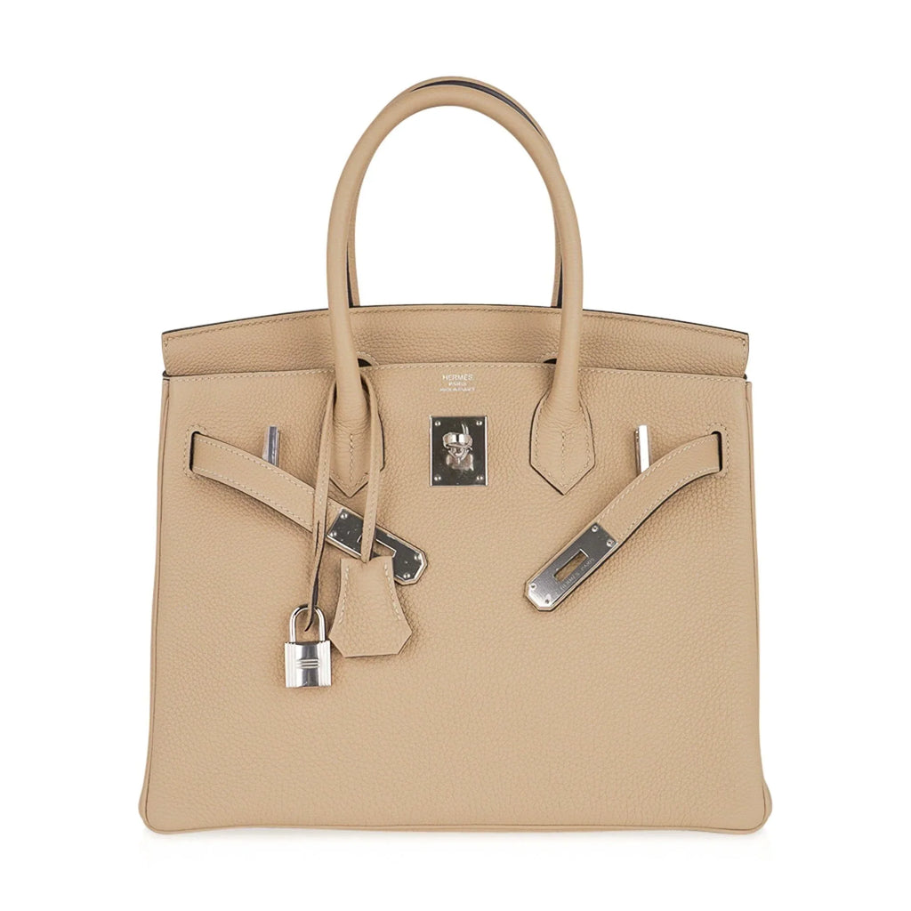Birkin 30 Bag Trench Neutral Perfection Palladium Hardware