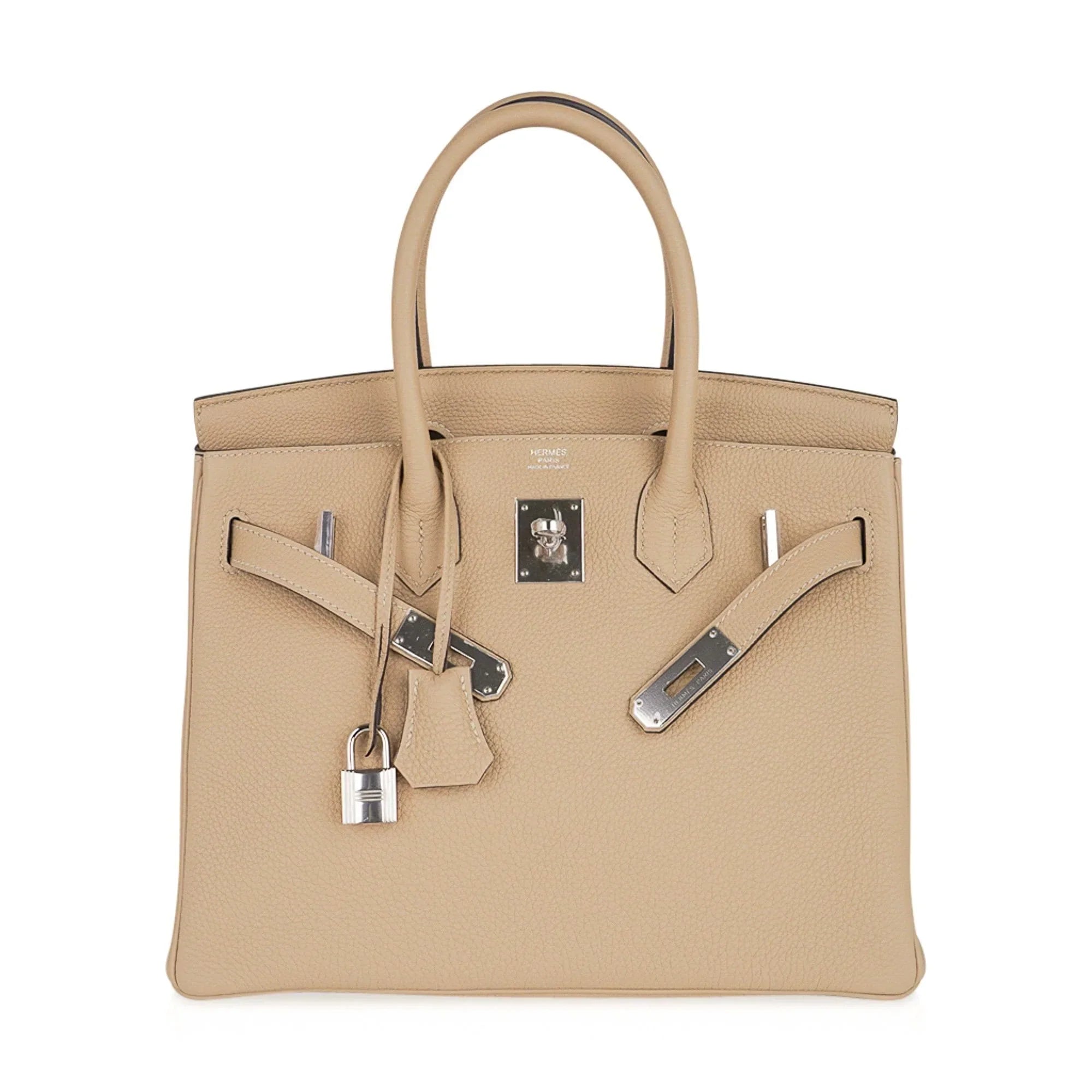 Birkin 30 Bag Trench Neutral Perfection Palladium Hardware