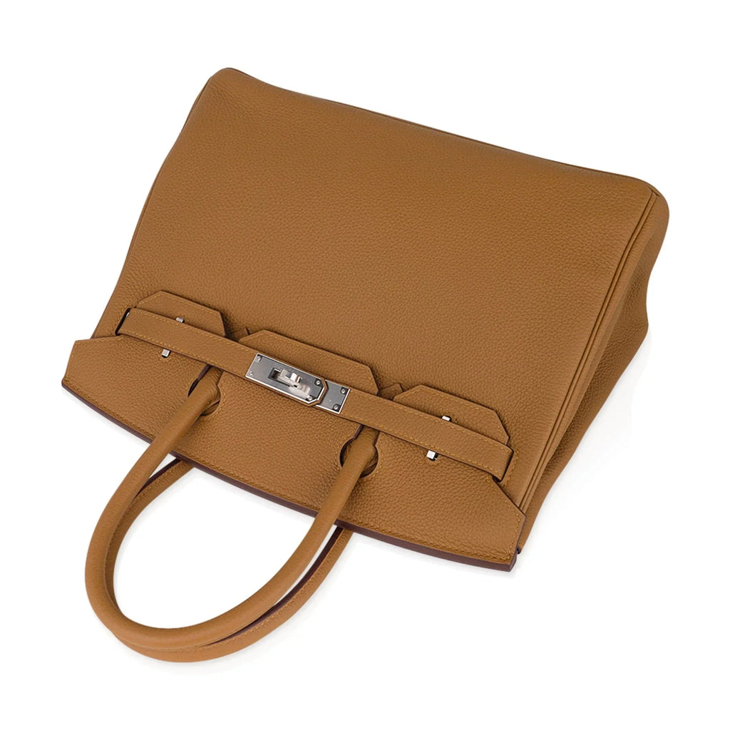 Birkin 30 Bag Bronze d’Or Togo Leather Palladium Hardware