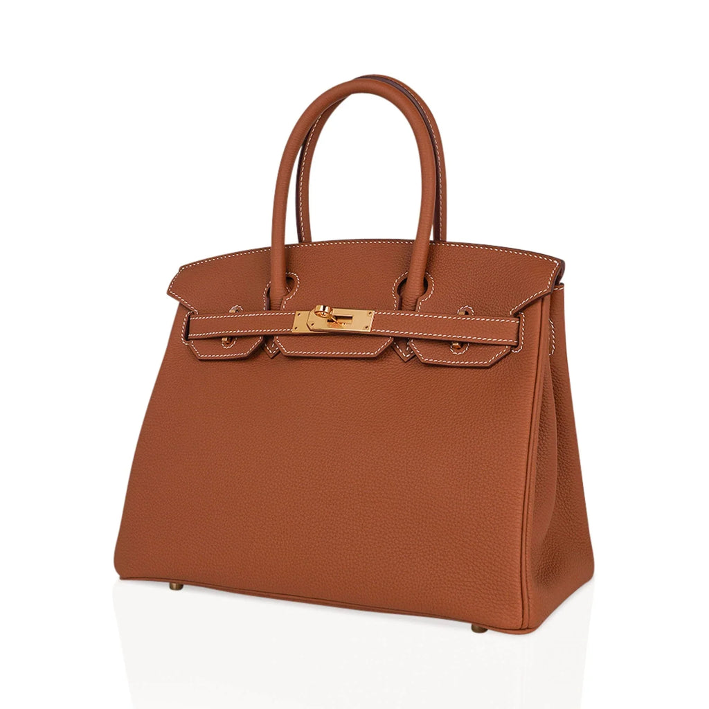 Birkin 30 Bag Gold Togo Leather Gold Hardware