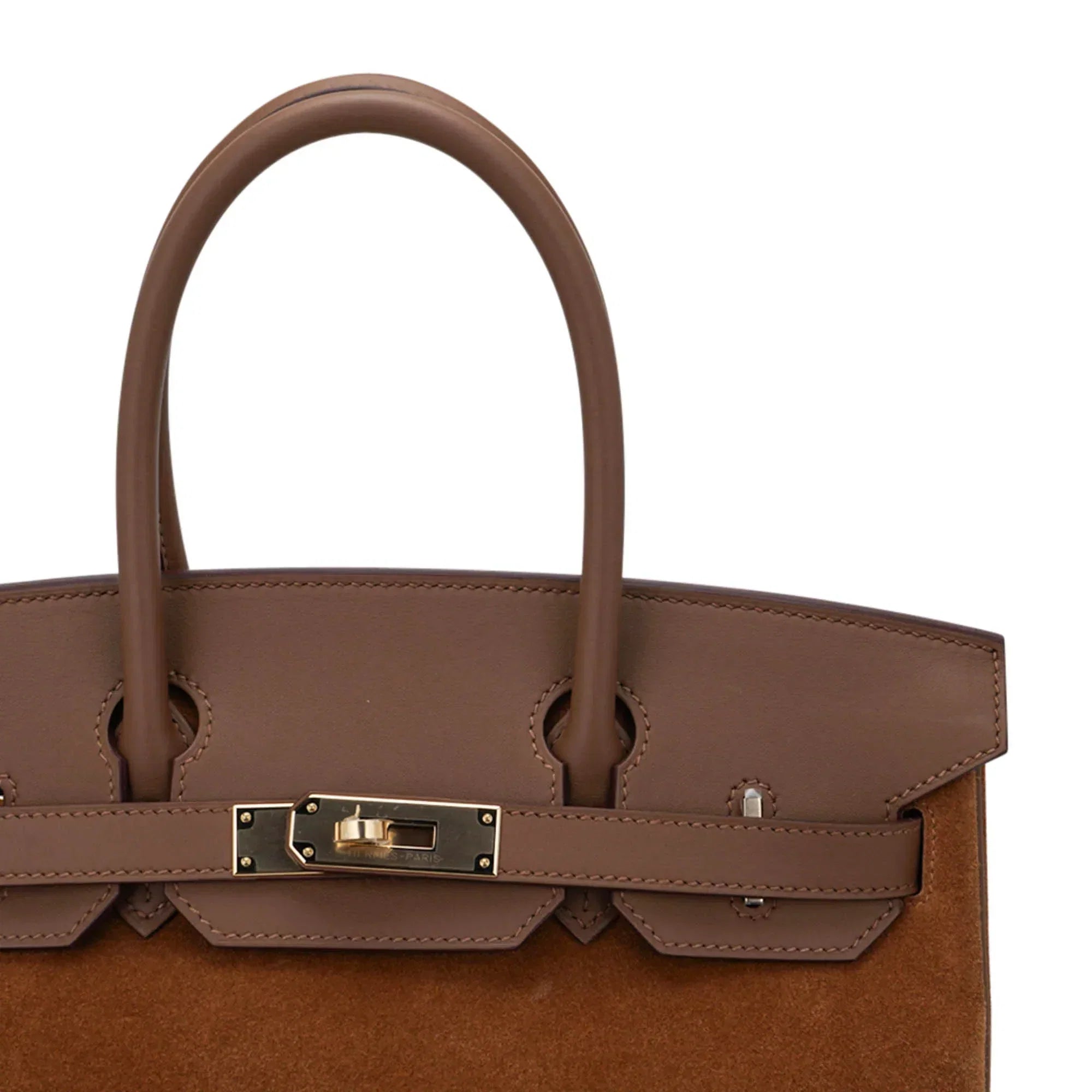 Limited Edition Birkin 30 Grizzly Bag Alezan Permabrass Hardware