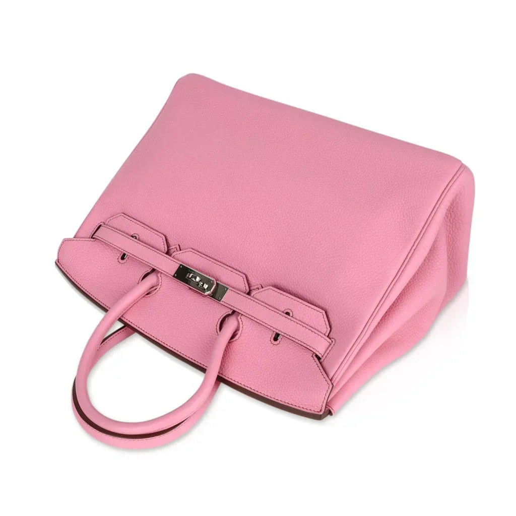 Birkin 35 Bag rare 5P Pink Togo Palladium Hardware
