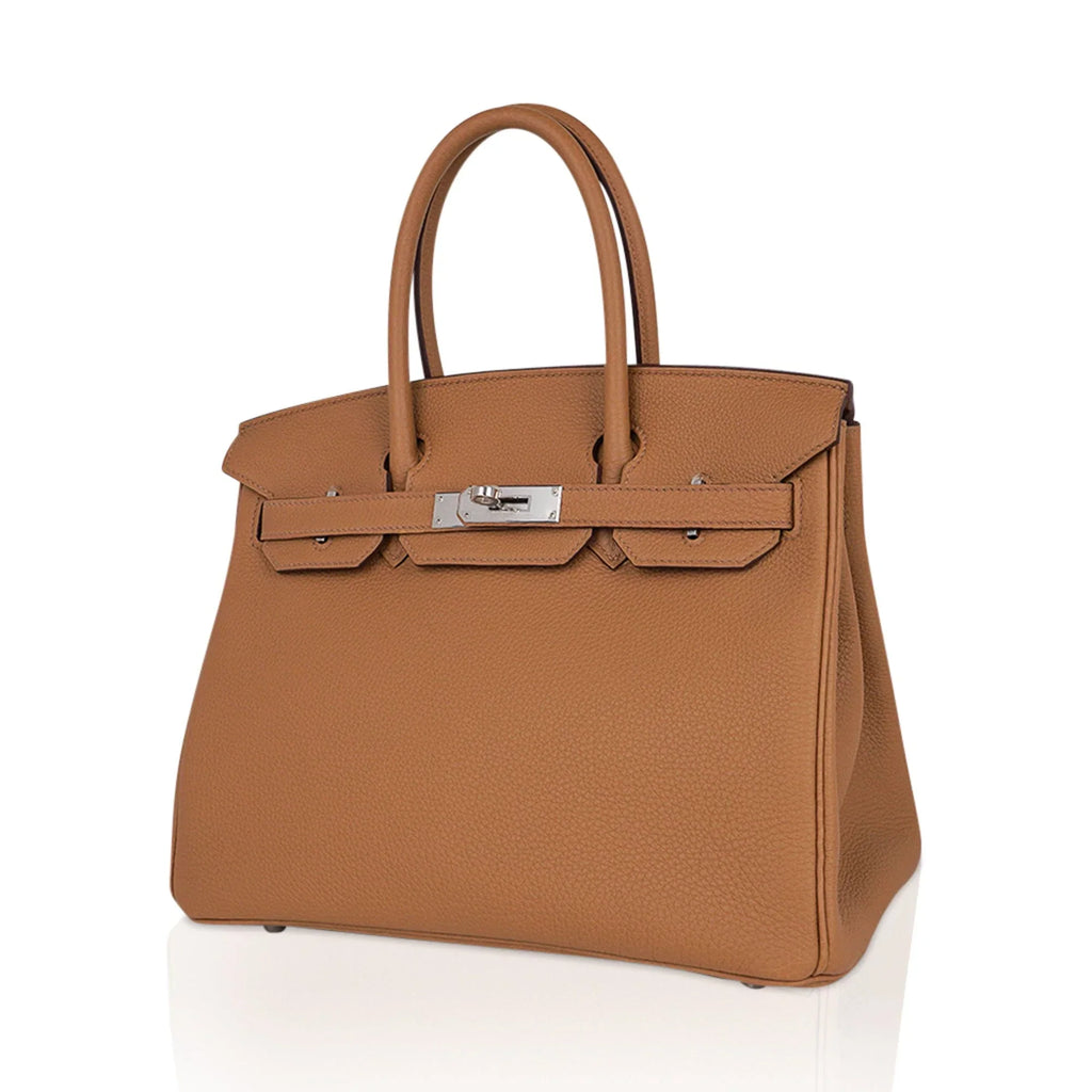 Birkin 30 Bag Biscuit Togo Leather with Palladium Hardware