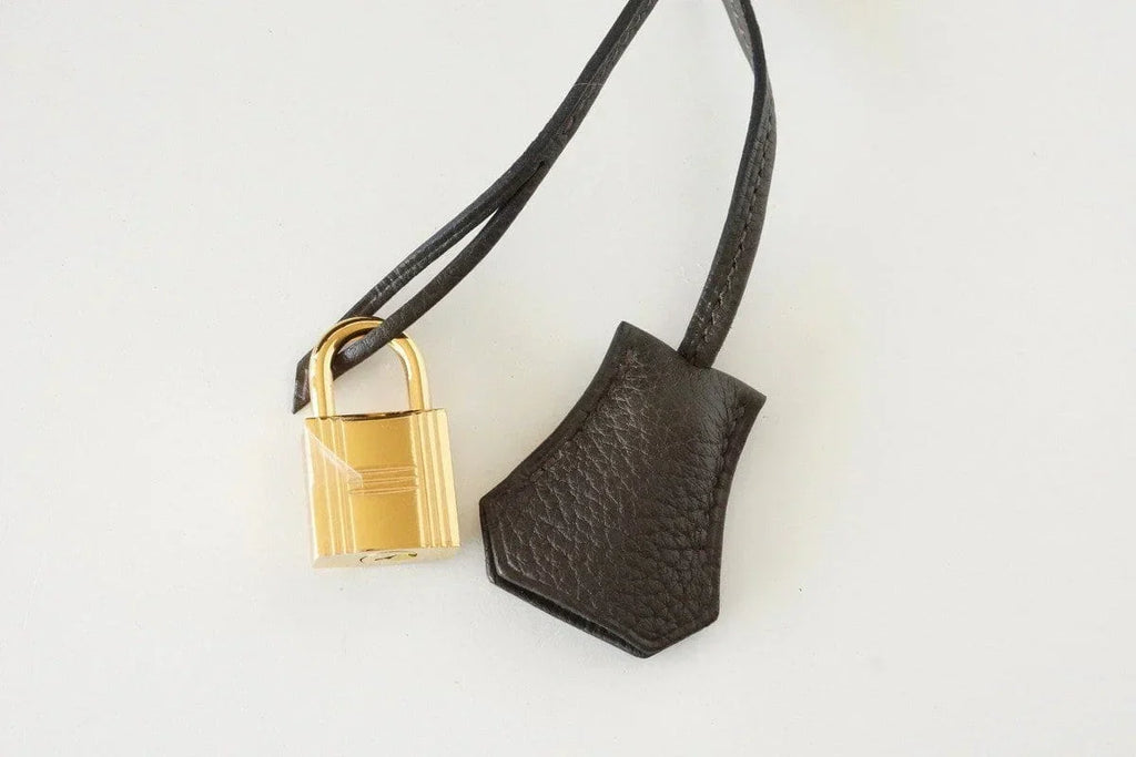 Birkin 35 Bag Vert Bronze Gold Hardware Veau Trekking Leather Very Rare