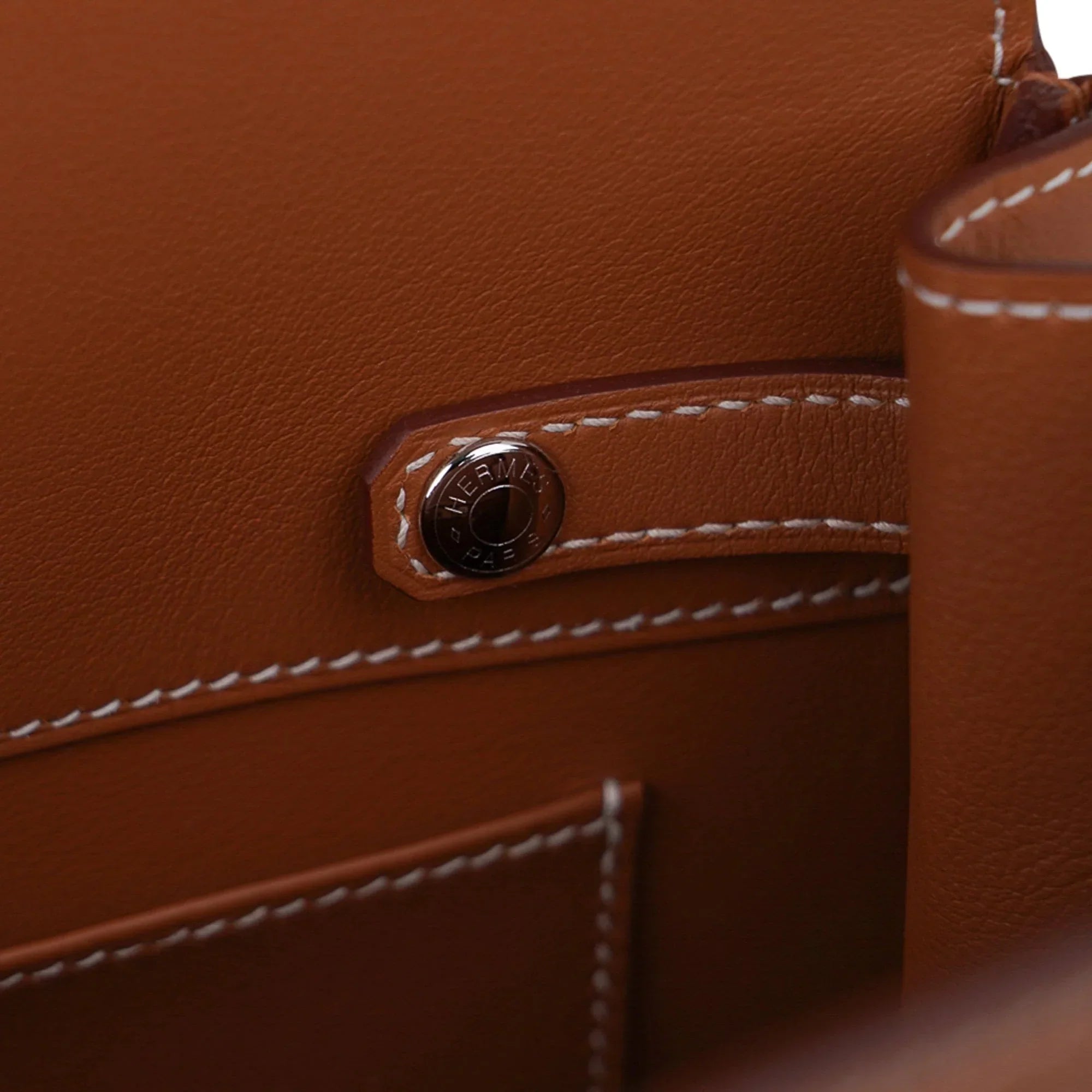 Shadow Birkin 25 Bag Gold Evercalf Limited Edition