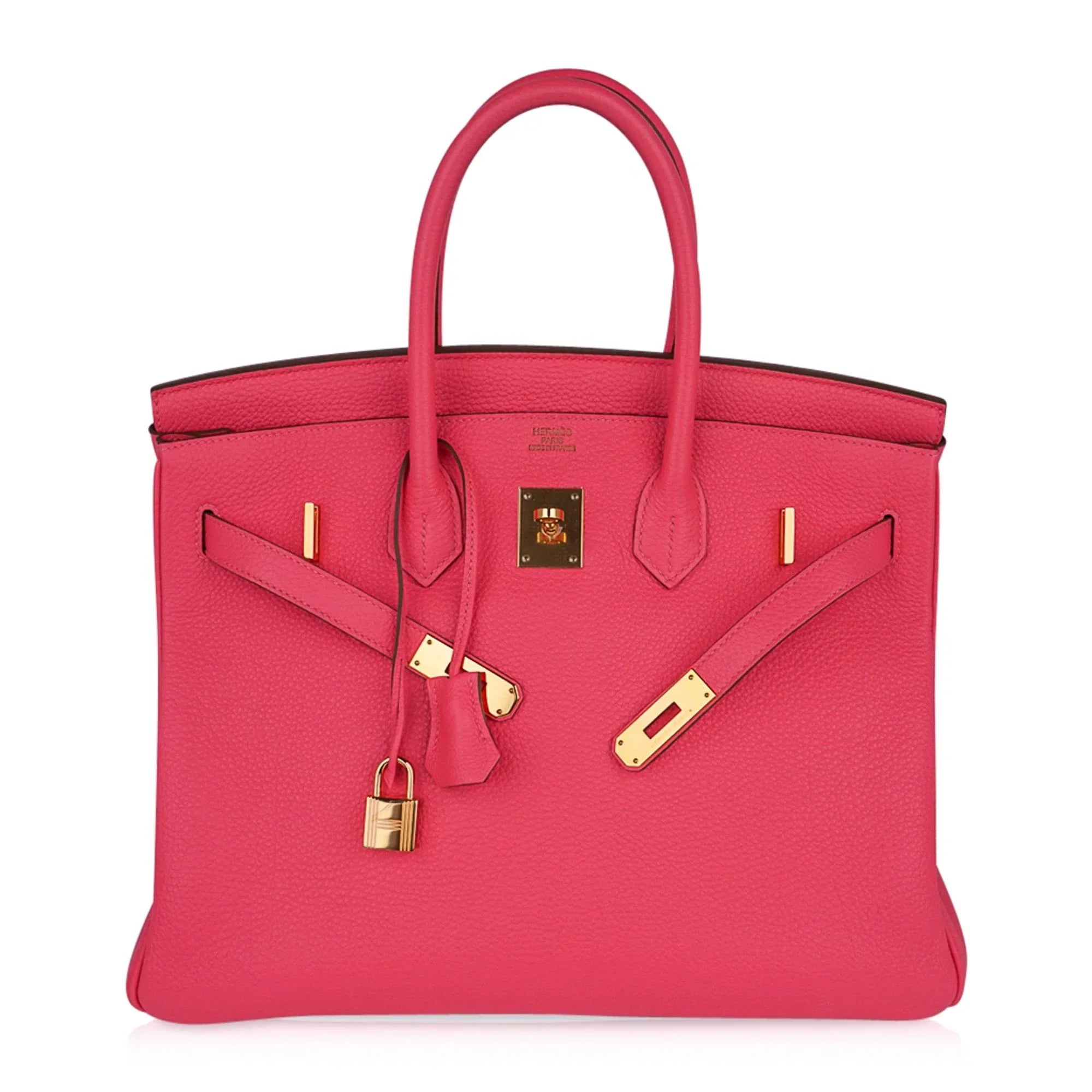 Birkin 35 Bag Rose Lipstick Pink Togo Gold Hardware