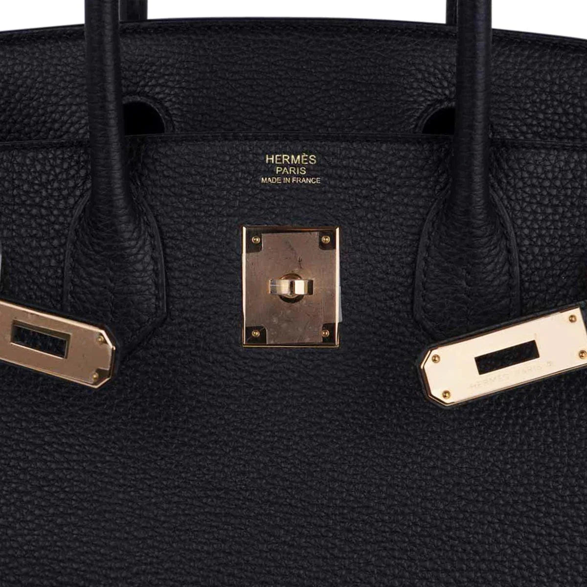 Birkin 30 Bag Black Togo Leather with Rose Gold Hardware